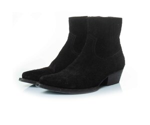 Saint Laurent, Lukas wool suede ankle boots - Unique Designer Pieces