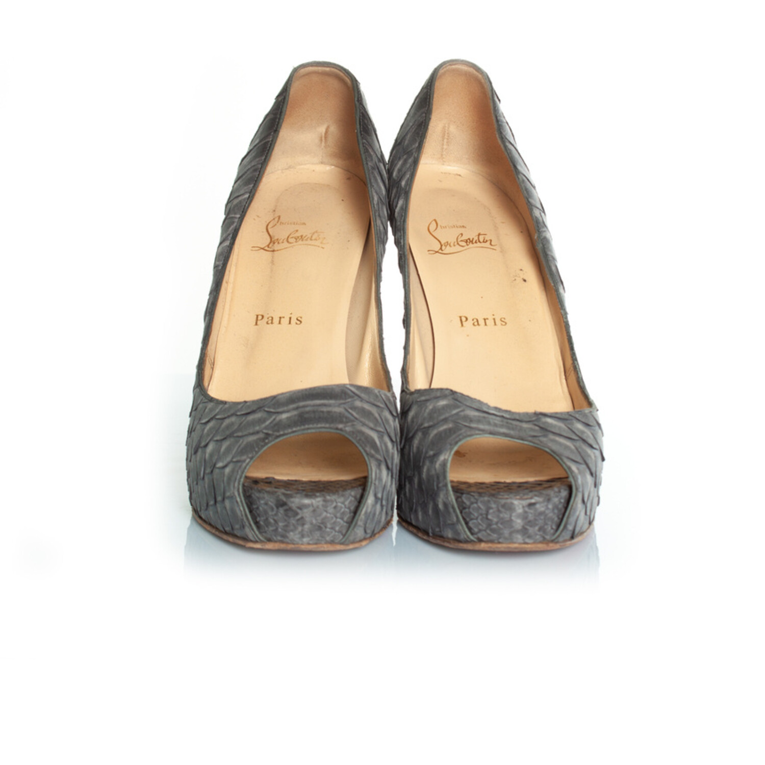 Louboutin prive peep toe best sale