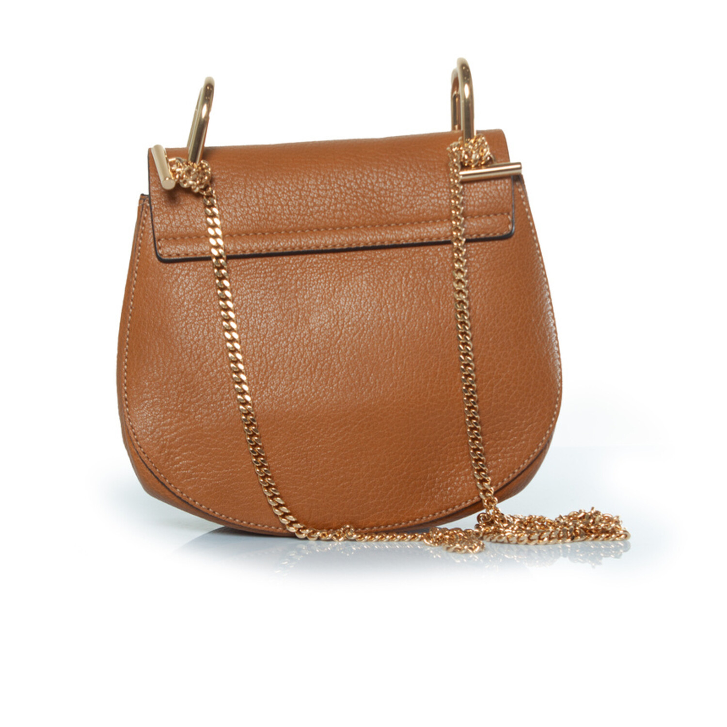 Chloe, drew camel leather bag - Unique Designer Pieces