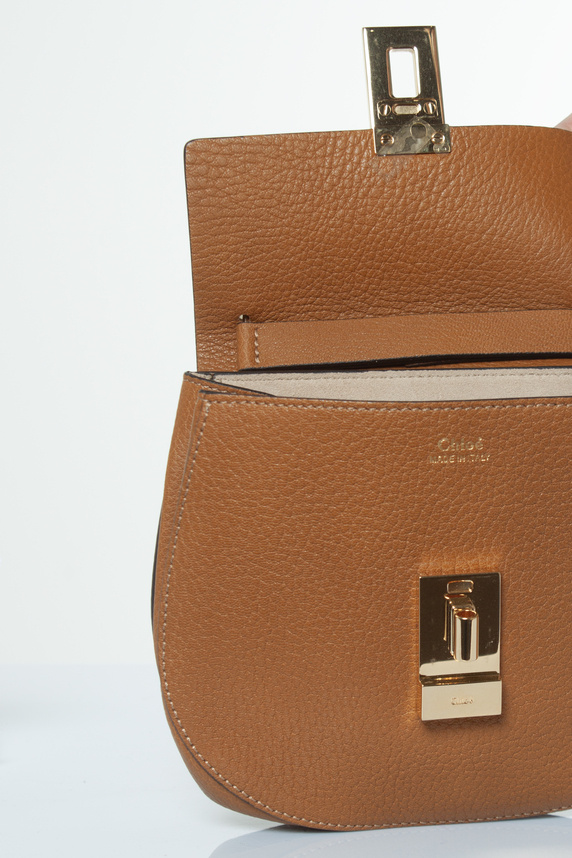 Chloe drew camel leather bag Unique Designer Pieces
