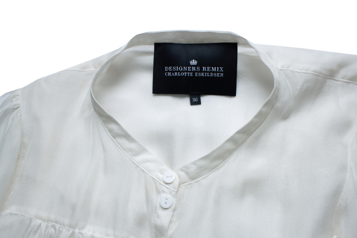 Designers Remix x Charlotte Eskildsen, White blouse - Unique