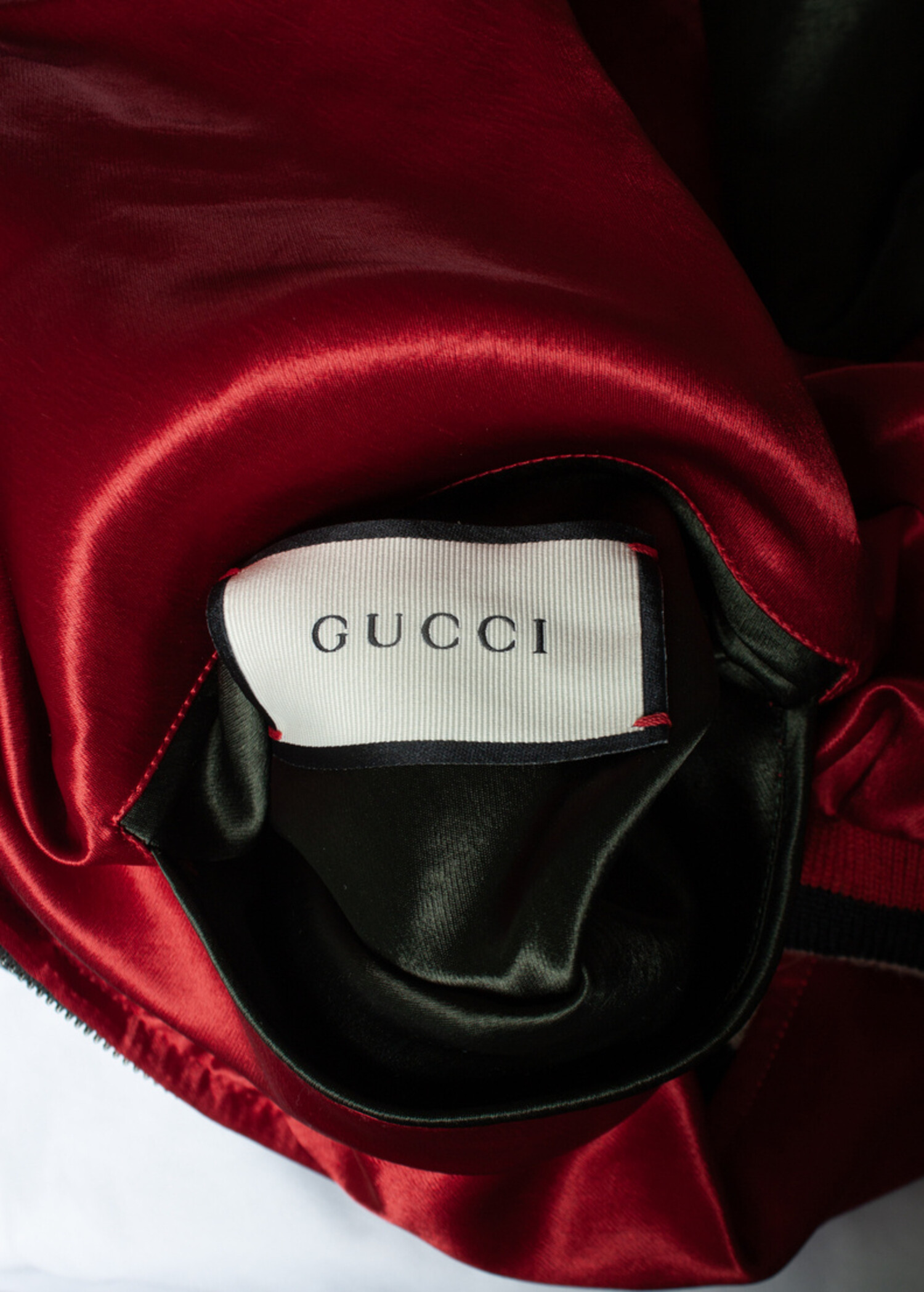 Gucci, reversible varsity bomber jacket with tiger - Unique Gucci, reversible varsity bomber jacket with tiger - Unique