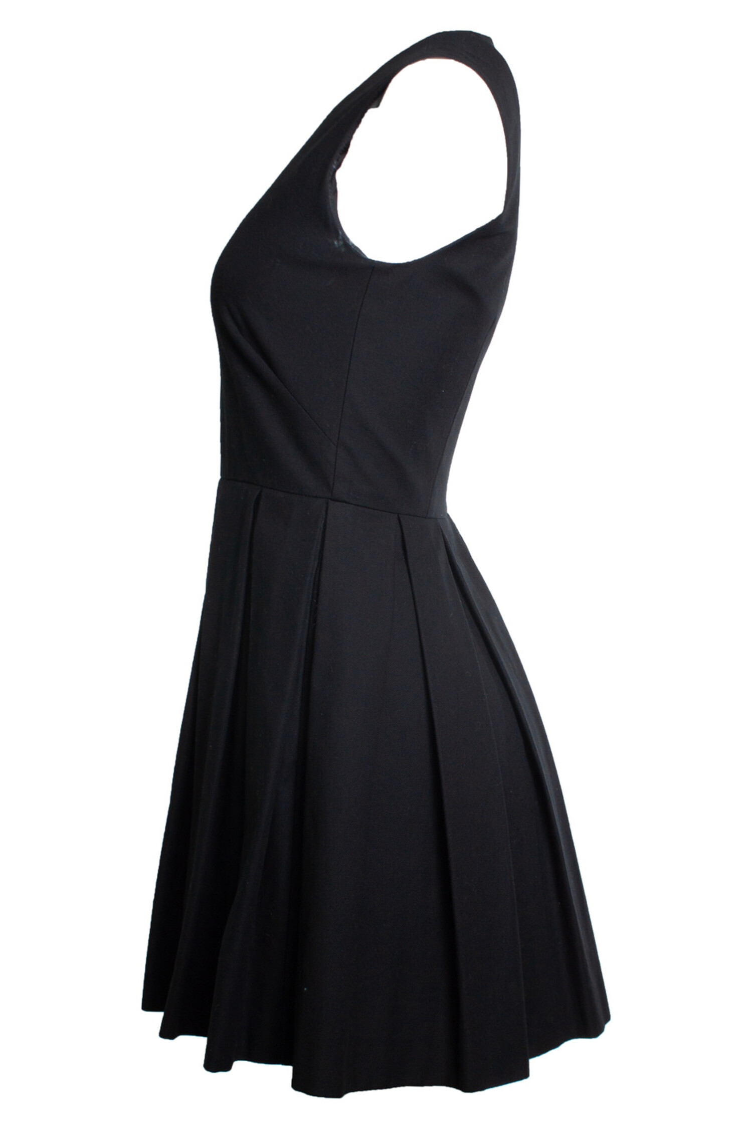 hariiart 様RED VALENTINOフリル袖 ブラック Aライン フレ Red Valentino // Black Silk Ruffle Panelled A-Line Dress