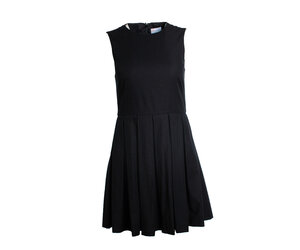 Red Valentino, Black pleated a line dress - Unique Designer Pieces