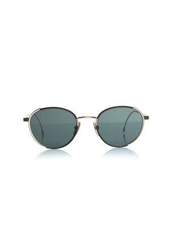 THOM BROWNE TB-106-A-GLD-50 サングラス Thom Browne Unisex Sunglasses TB-106-A-BLK-GLD-50 – Ashford.com