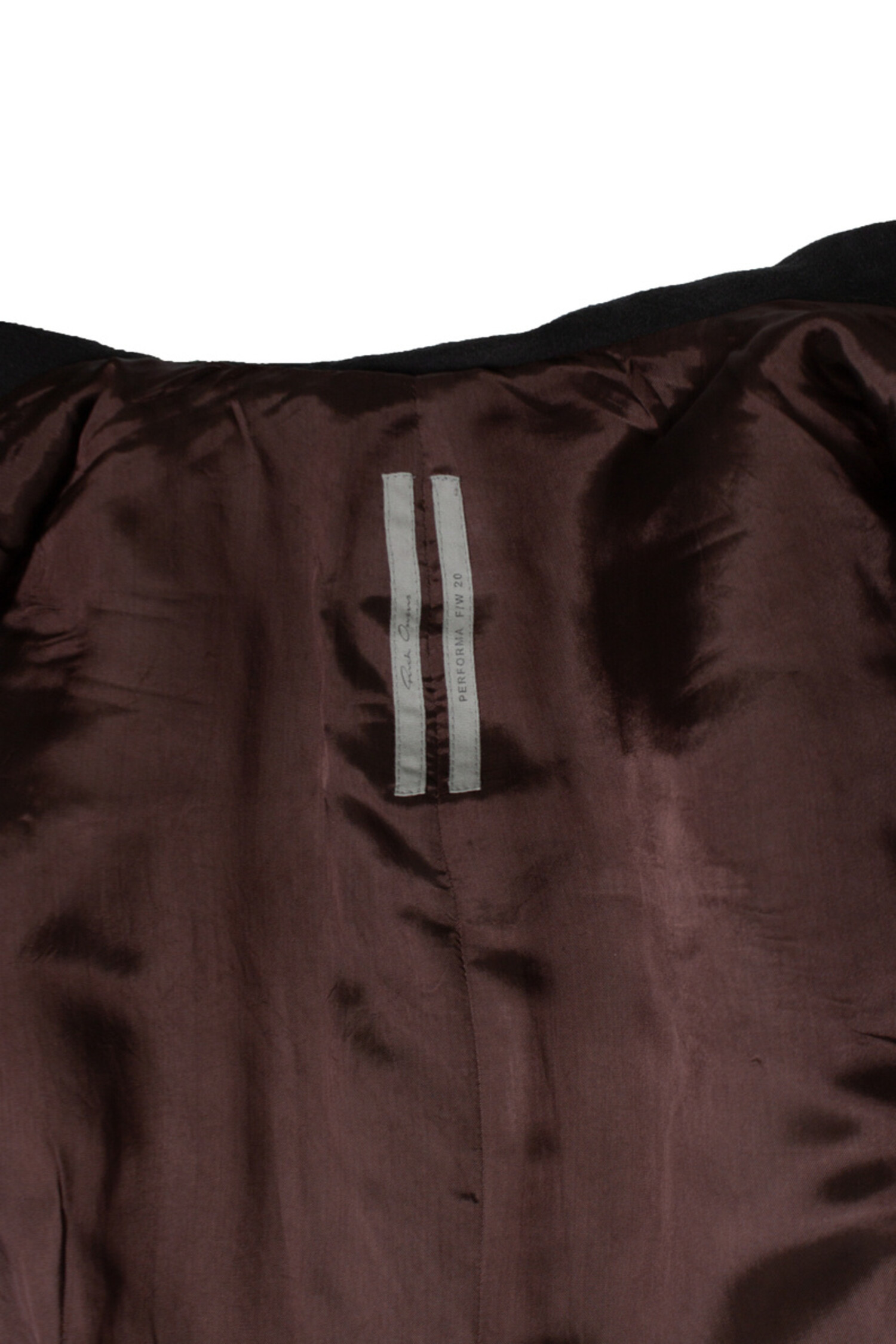 Rick Owens, Performa FW20 Moody balmacaan coat - Unique Designer