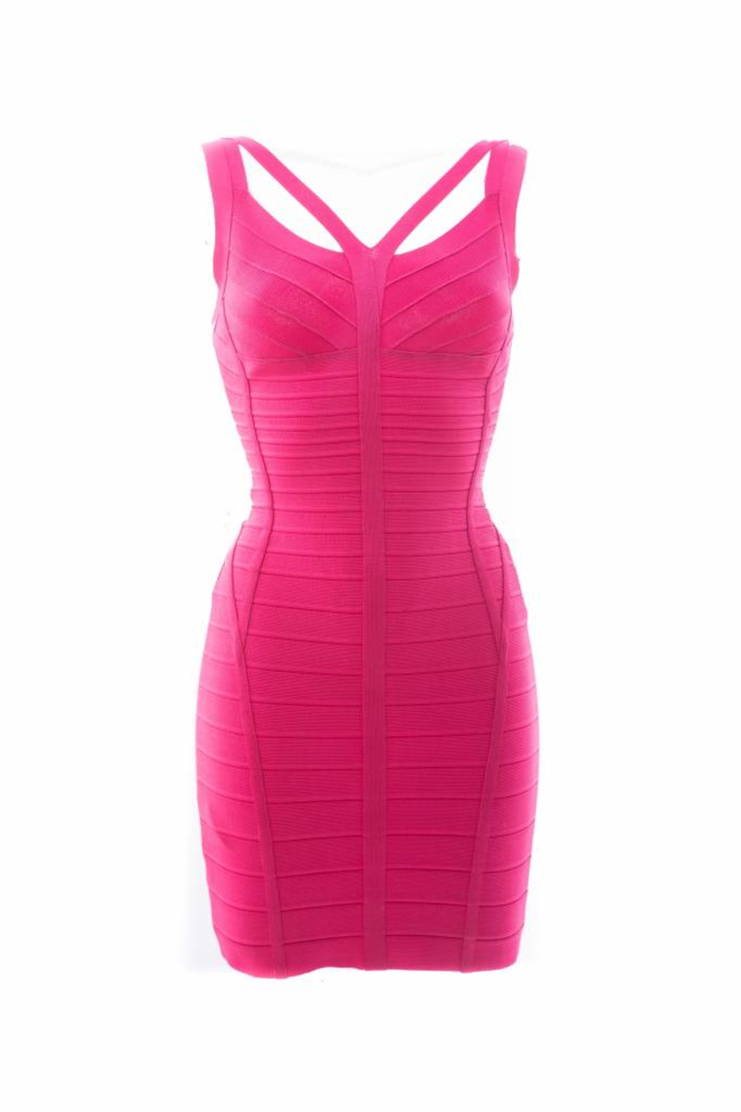 herve leger pink dress