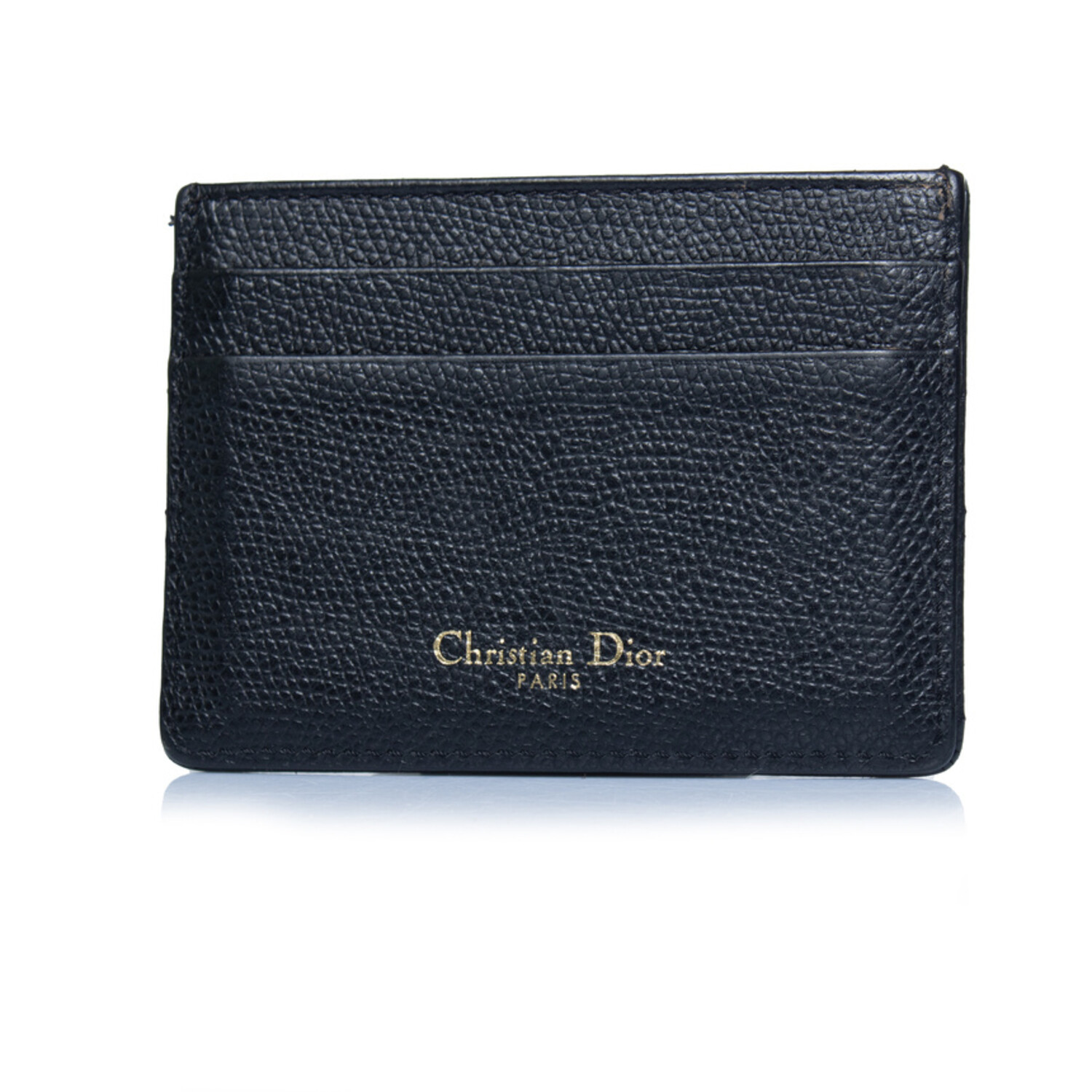 Dior, Diorama card holder in black - Unique Designer Pieces