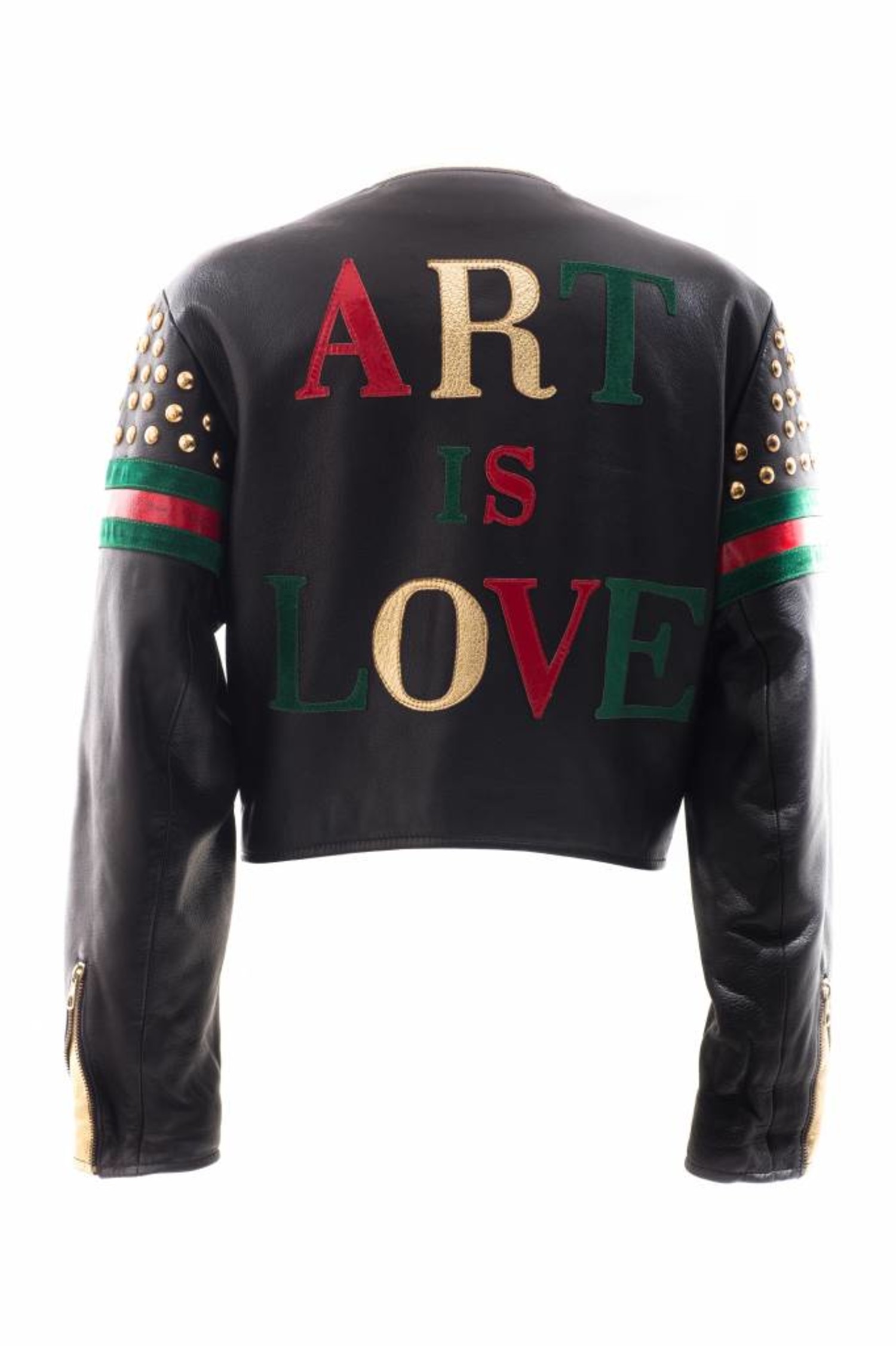 Moschino Cheap and Chic, black leather biker jacket Moschino Cheap and Chic, black leather biker jacket