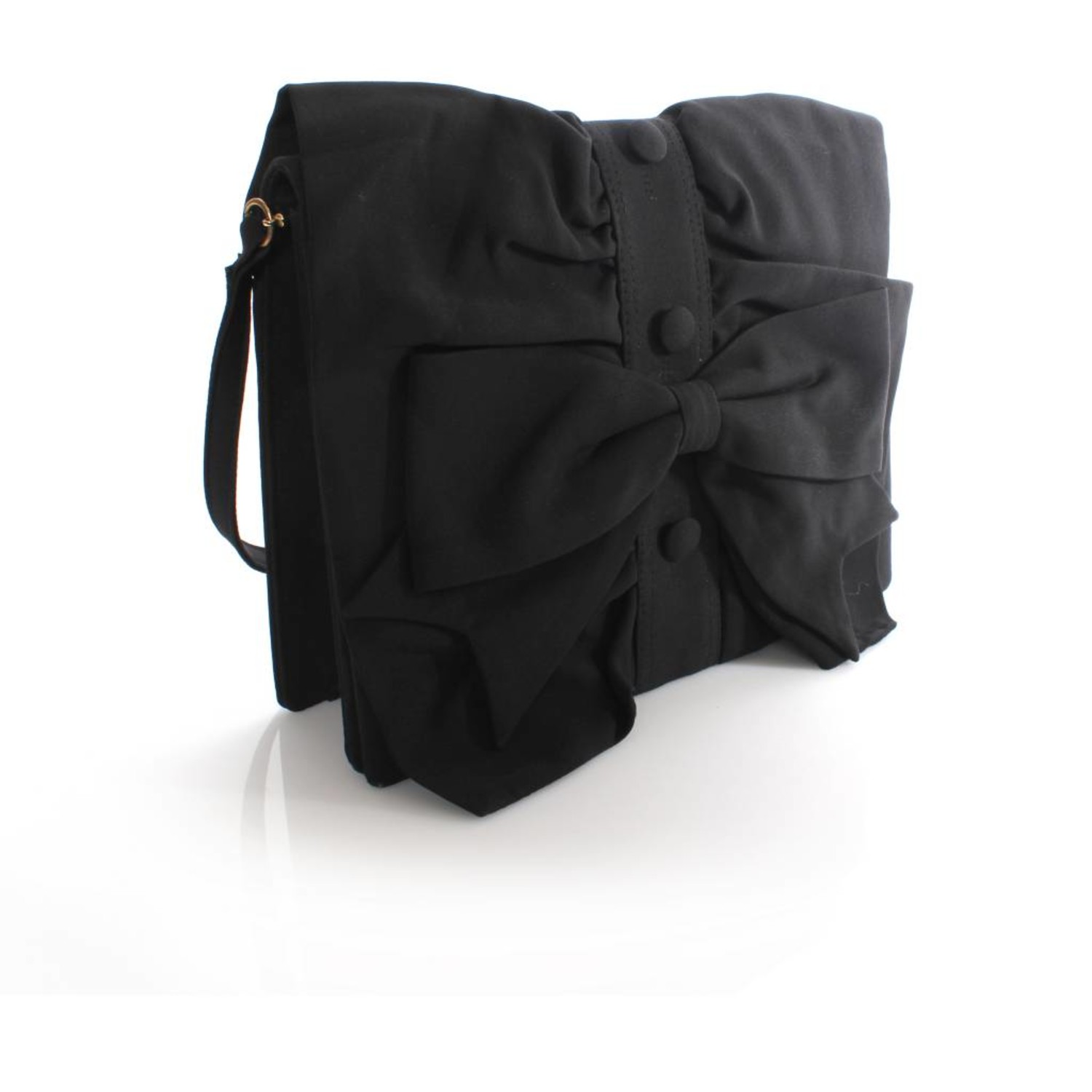 Coach Black Wristlet Signature Logo Fabric Small Twist Lock Purse Bag Y2K |  eBay