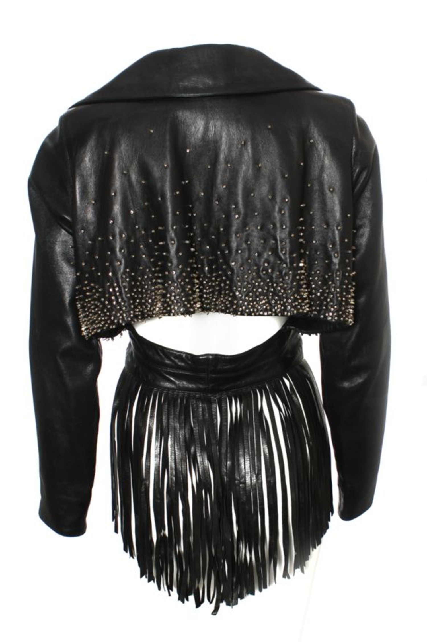 Claude Montana, vintage black leather motorcycle jacket Claude Montana, vintage black leather motorcycle jacket