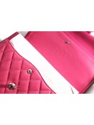 Chanel, Jumbo Classic double flap bag in fuchsia pink quilted