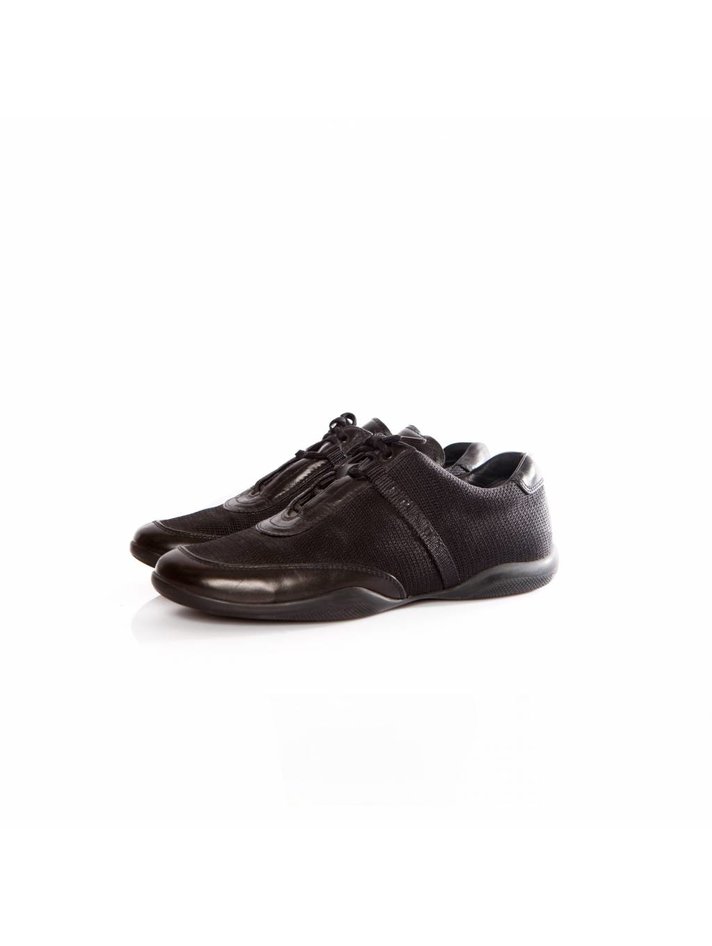 Shiny Prada Schoenen Zwart Secondhand Designer Sneakers Women