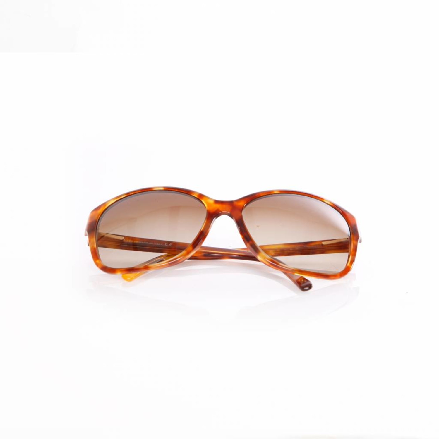 Chanel, lightbrown sunglasses in turtle print - Unique Designer Pieces