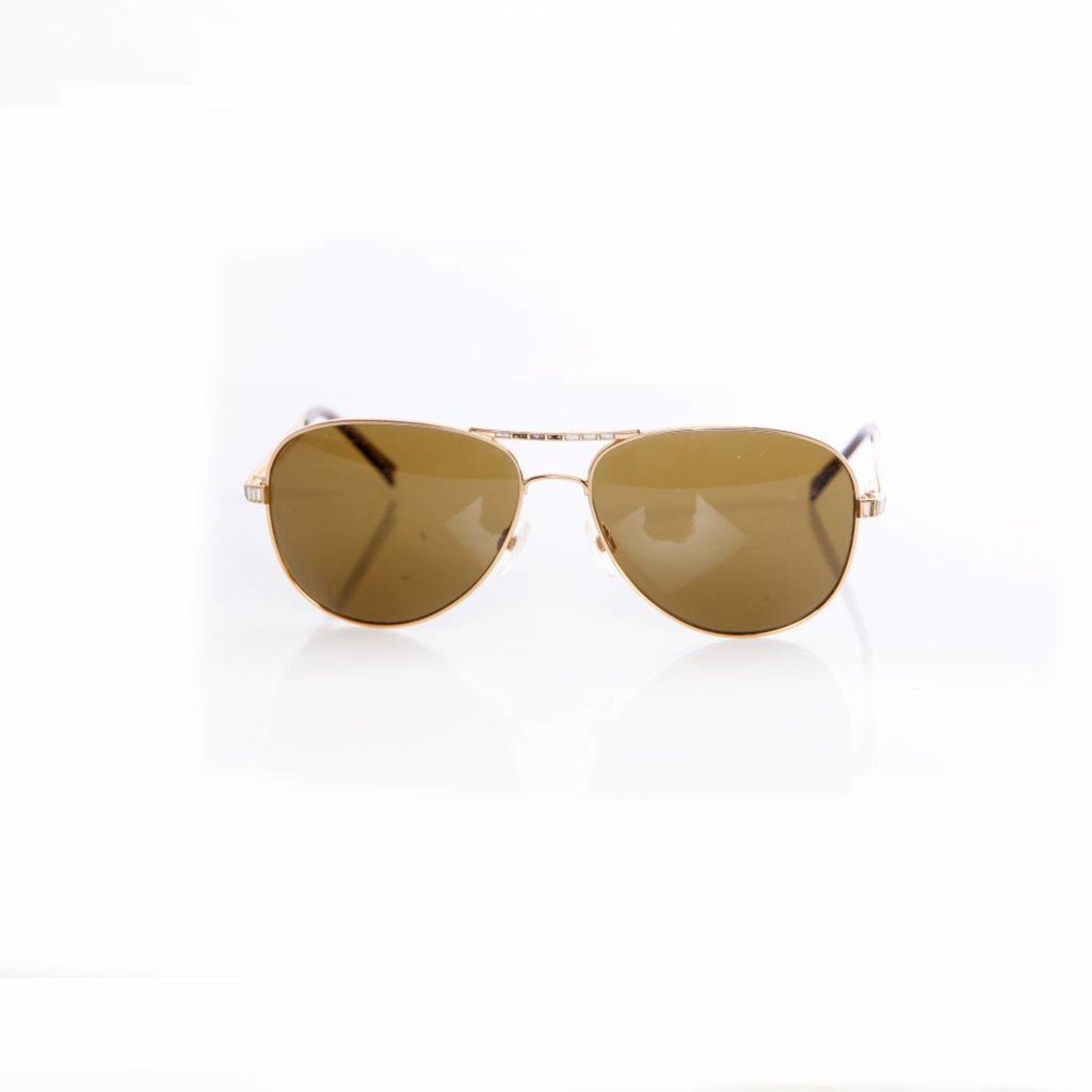 Chanel, pilot sunglasses with brown shades - Unique Designer Pieces