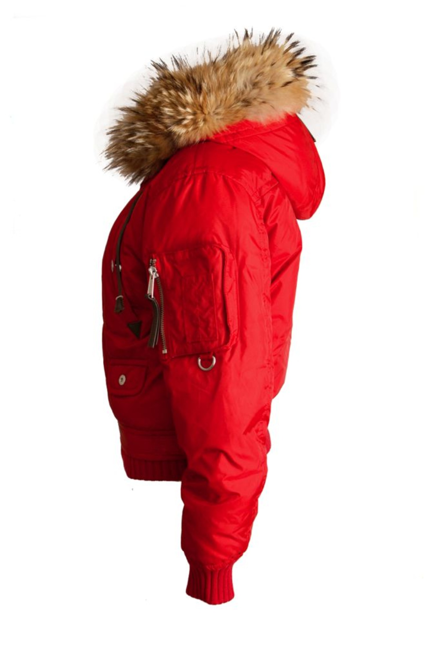 DSQUARED2 red ファー付き 【公式通販】