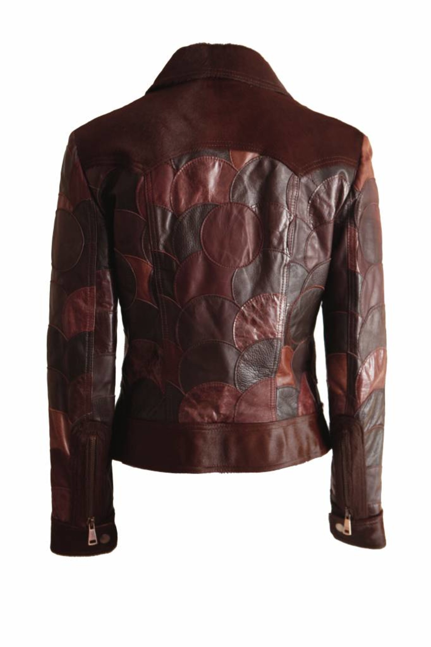 Louis Vuitton Patchwork Leather Biker Jacket