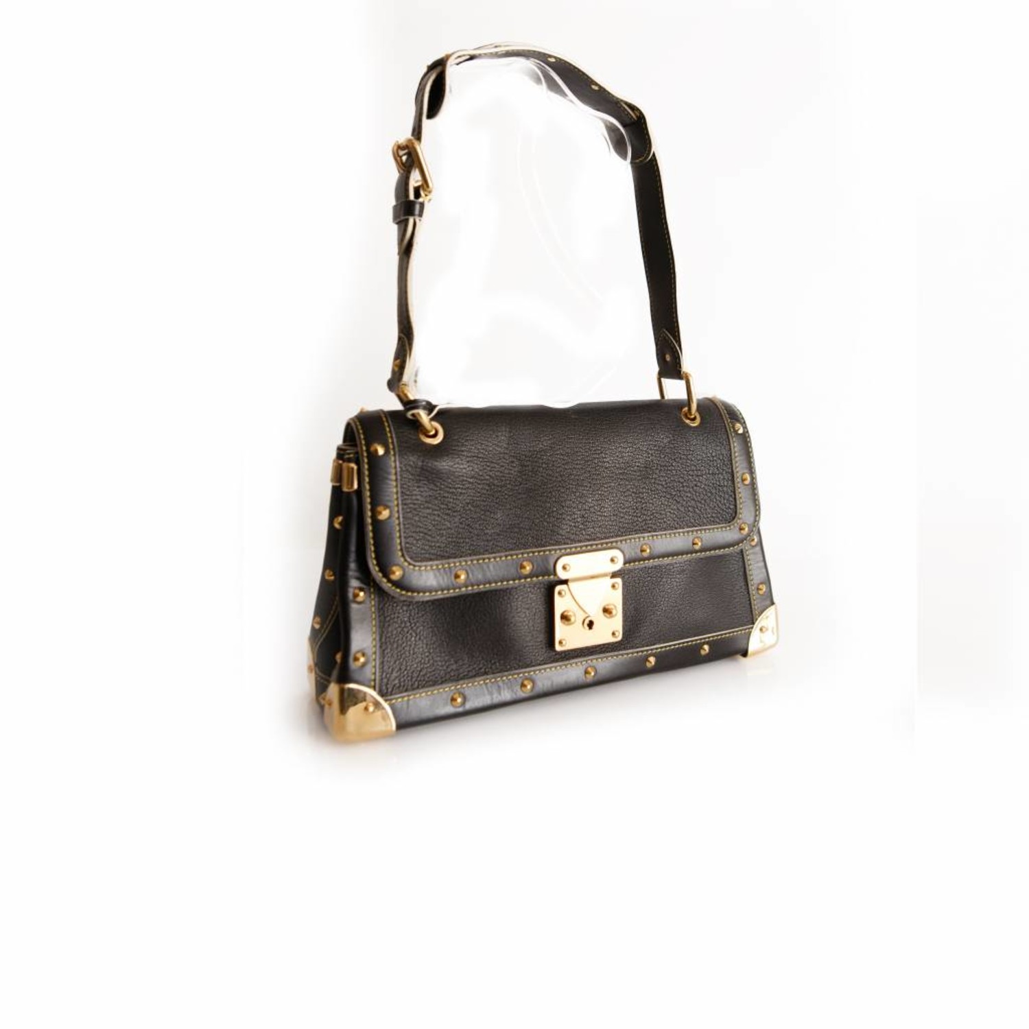 Louis Vuitton Black Suhali Leather Le Talenteux Bag - Yoogi's Closet