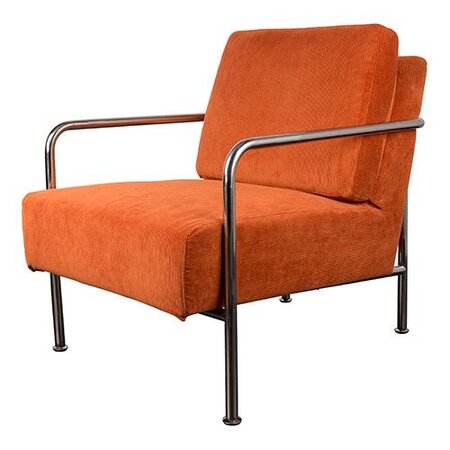 Ahrend Fauteuil Oranje Zilver