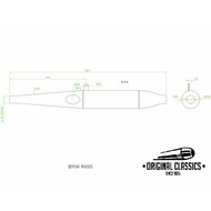 Original Classics BMW R69S R50S demper rechts