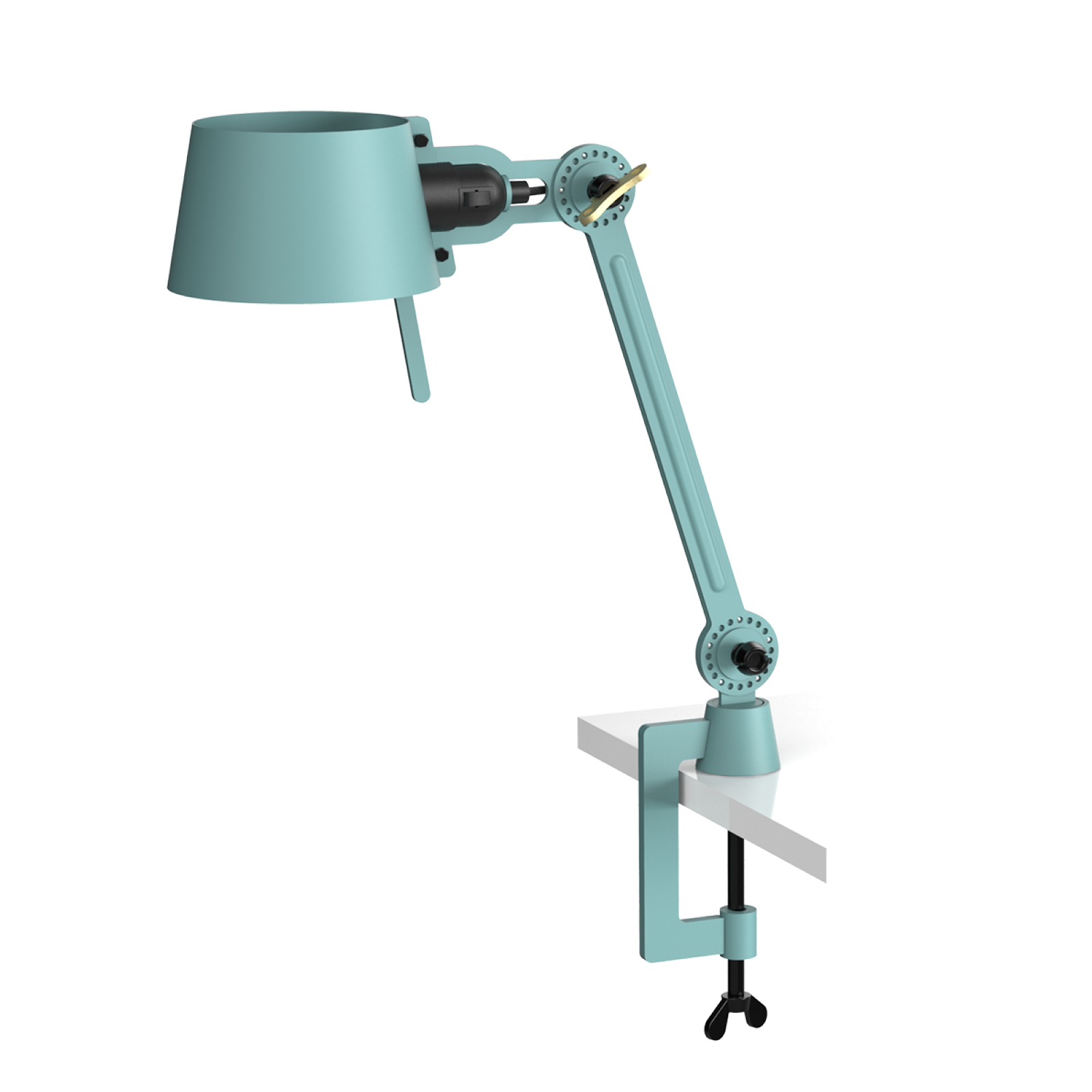 Stationair Verward Toepassen Tonone Bolt bureaulamp small één arm met klem - Design van Teun