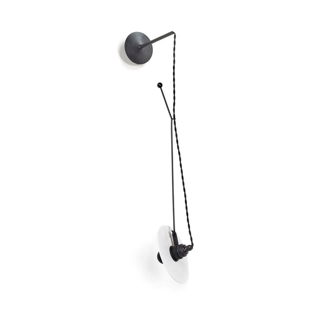 wandlamp black white Luna S3