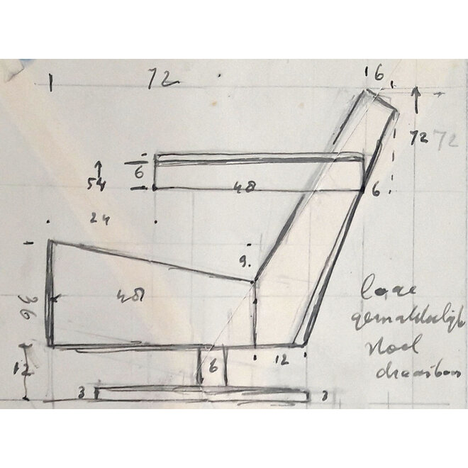 Press Room Chair Gerrit Rietveld