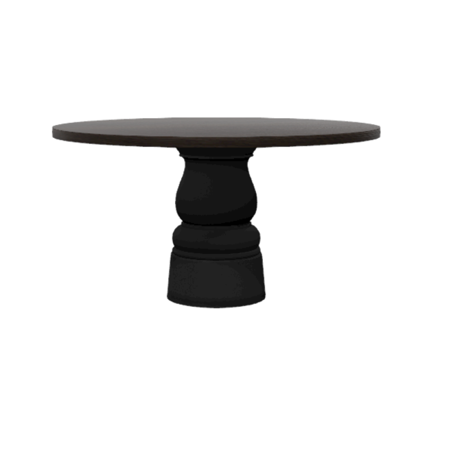 Container Table base zwart - Ø 140 cm.