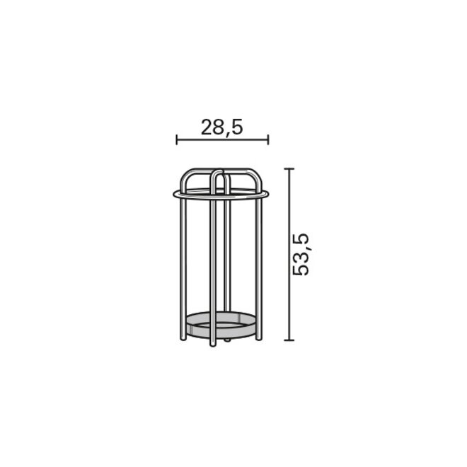 paraplustandaard  Gispen 1017