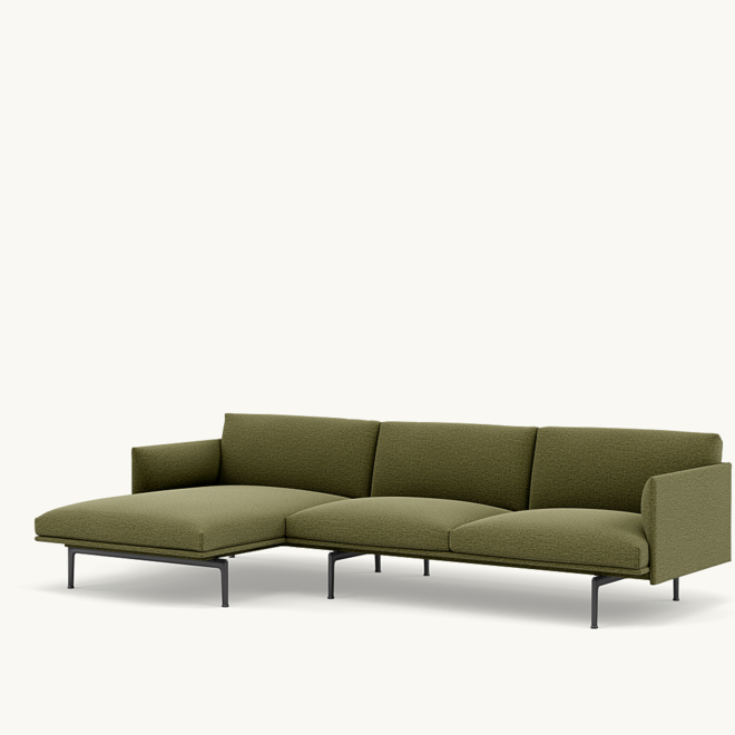 3 zits - chaise longue sofa Outline