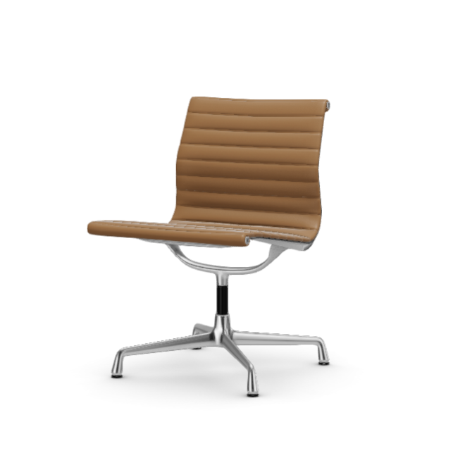 Eames Aluminium Chair EA 105 - Conference - leder