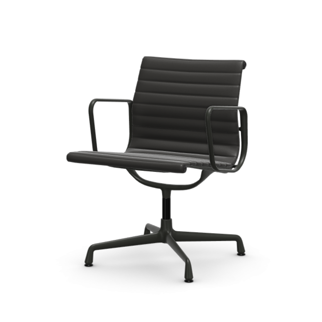 Eames Aluminium Chair EA 107 - Conference - leder