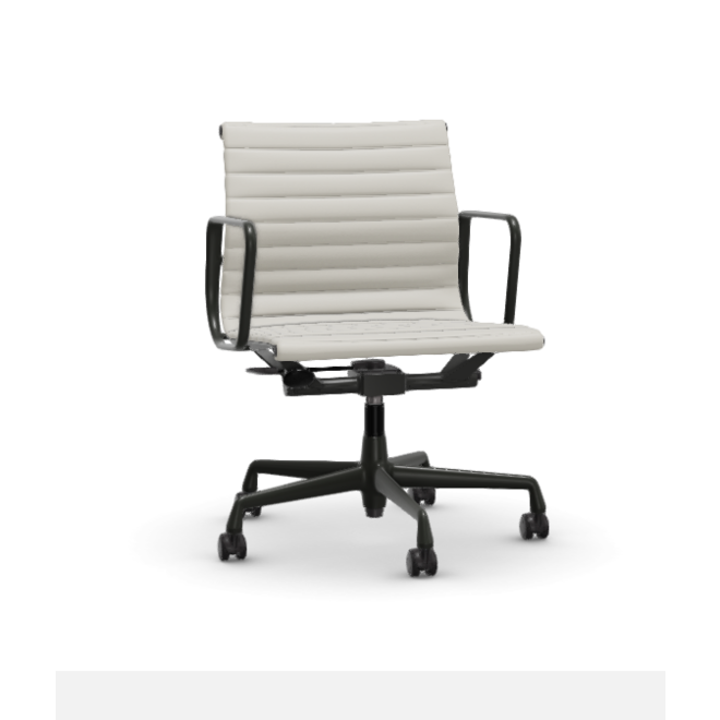 Eames Aluminium Chair EA 117 - Work - leder