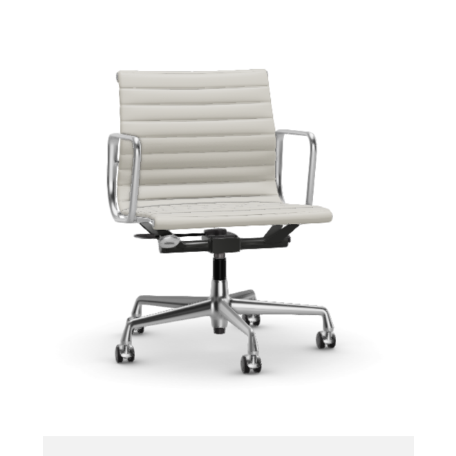 Eames Aluminium Chair EA 117 - Work - leder