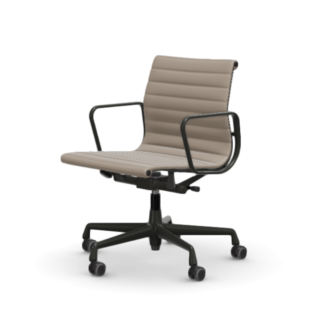 Eames Aluminium Chair EA 118 - Work - leder