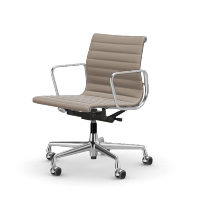 Eames Aluminium Chair EA 118 - Work - leder