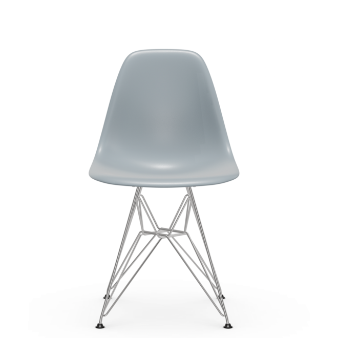 Eames Plastic chair DSR RE - verchroomd