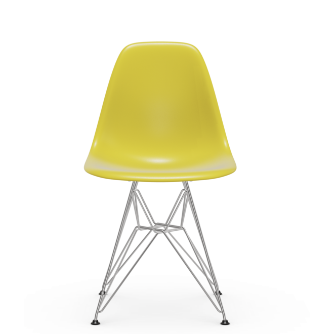 Eames Plastic chair DSR RE - verchroomd