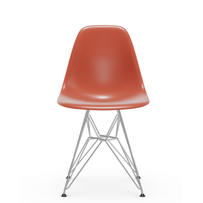 Eames Plastic chair DSR RE - verchroomd