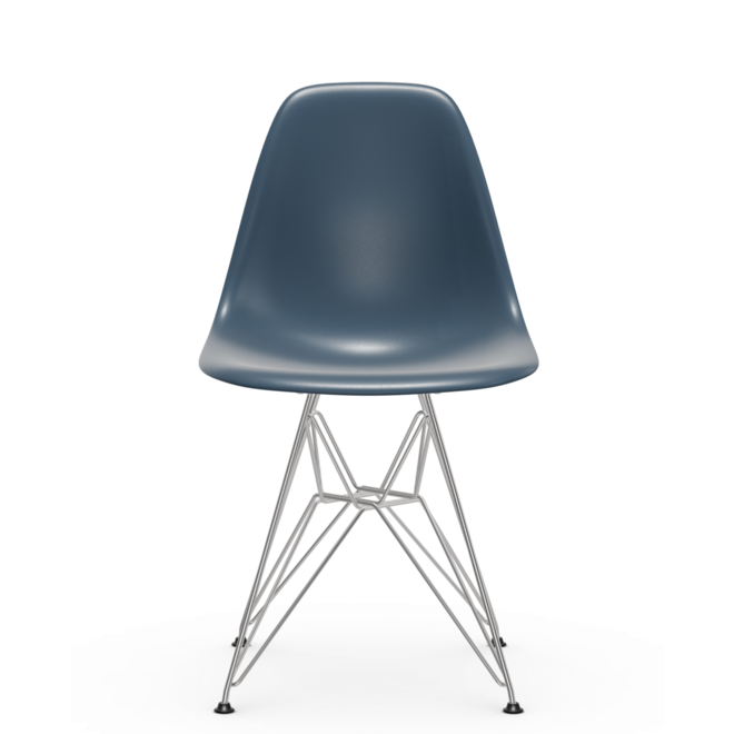 Eames Plastic chair DSR RE - verchroomd