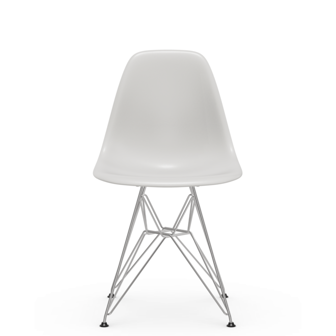 Eames Plastic chair DSR RE - verchroomd