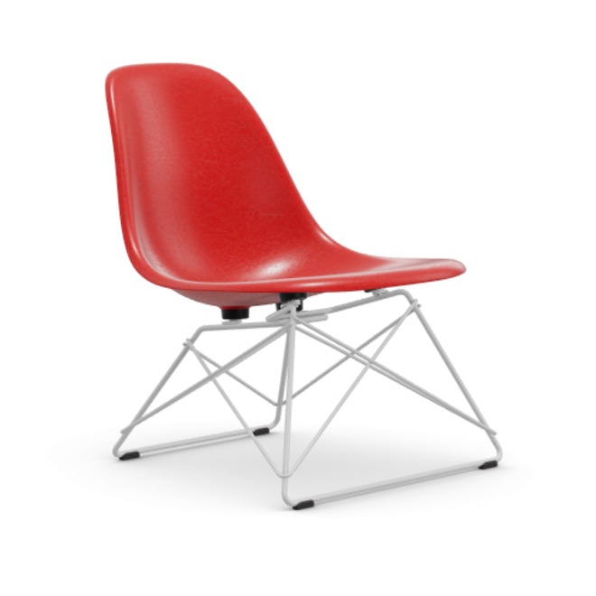 Eames Fiberglass Side chair LSR  - wit