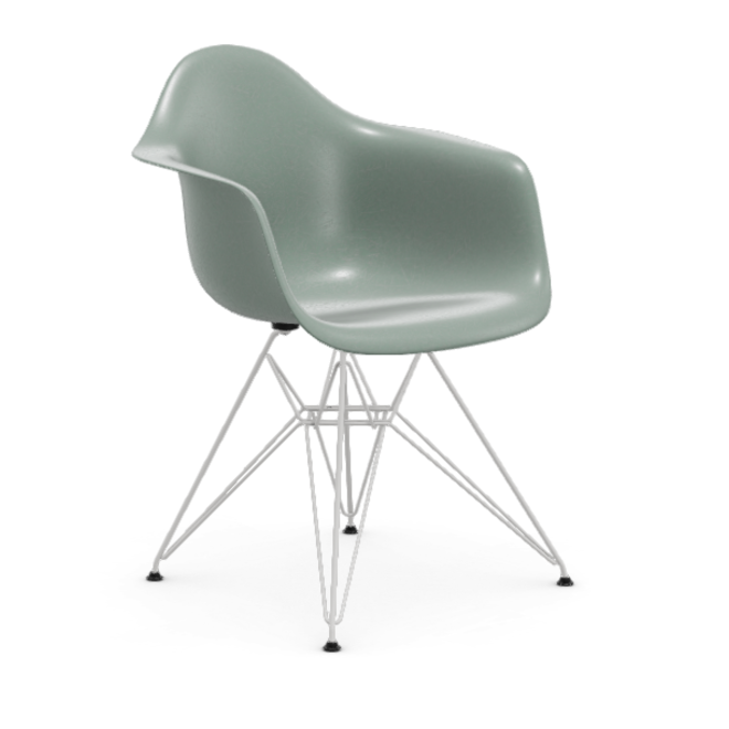 Eames Fiberglass Armchair DAR - wit