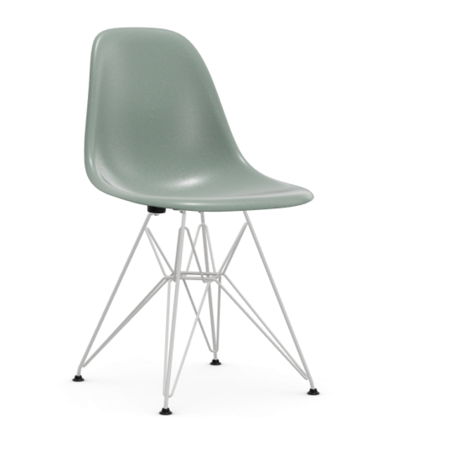 Eames Fiberglass Side chair DSR - wit