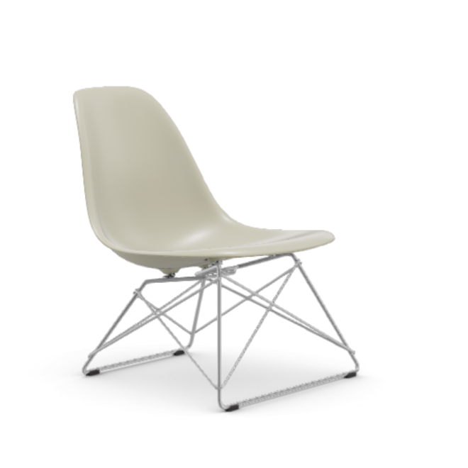 Eames Plastic  Side chair LSR RE - verchroomd