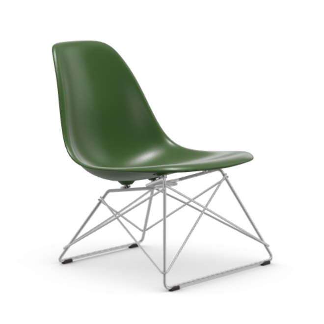 Eames Plastic  Side chair LSR RE - verchroomd