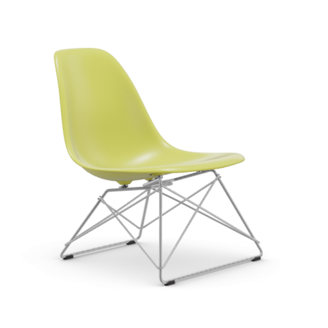 Eames Plastic  Side chair LSR RE - verchroomd