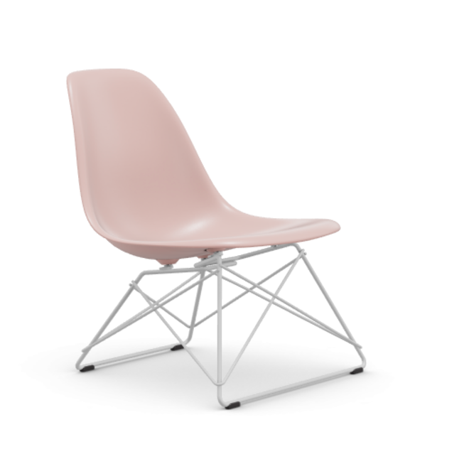 Eames Plastic  Side chair LSR RE - wit