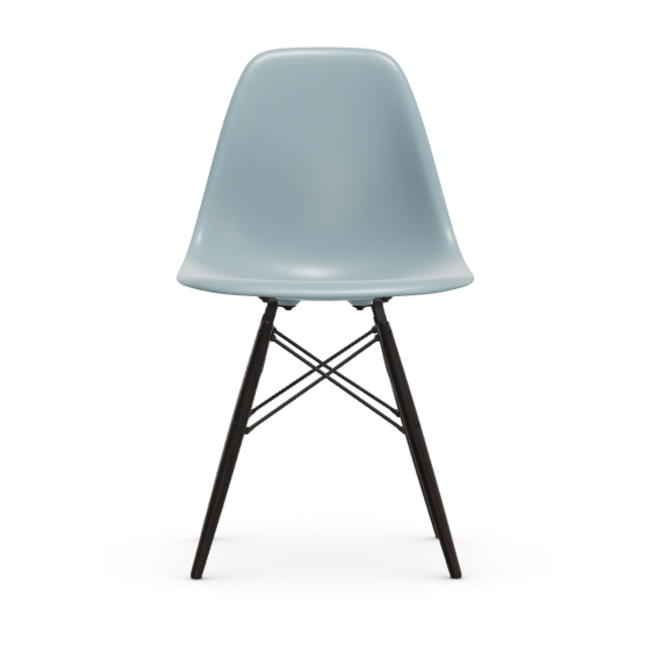 Eames Plastic chair DSW RE - esdoorn zwart