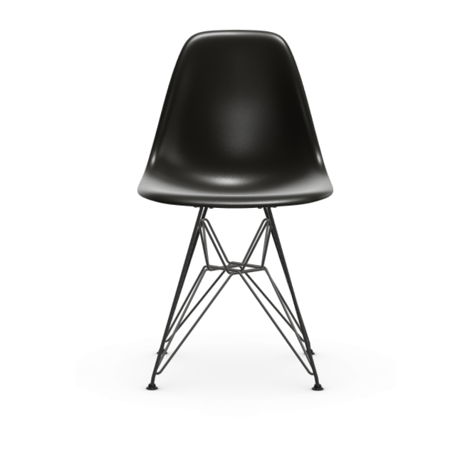 Eames Plastic chair DSR RE - zwart